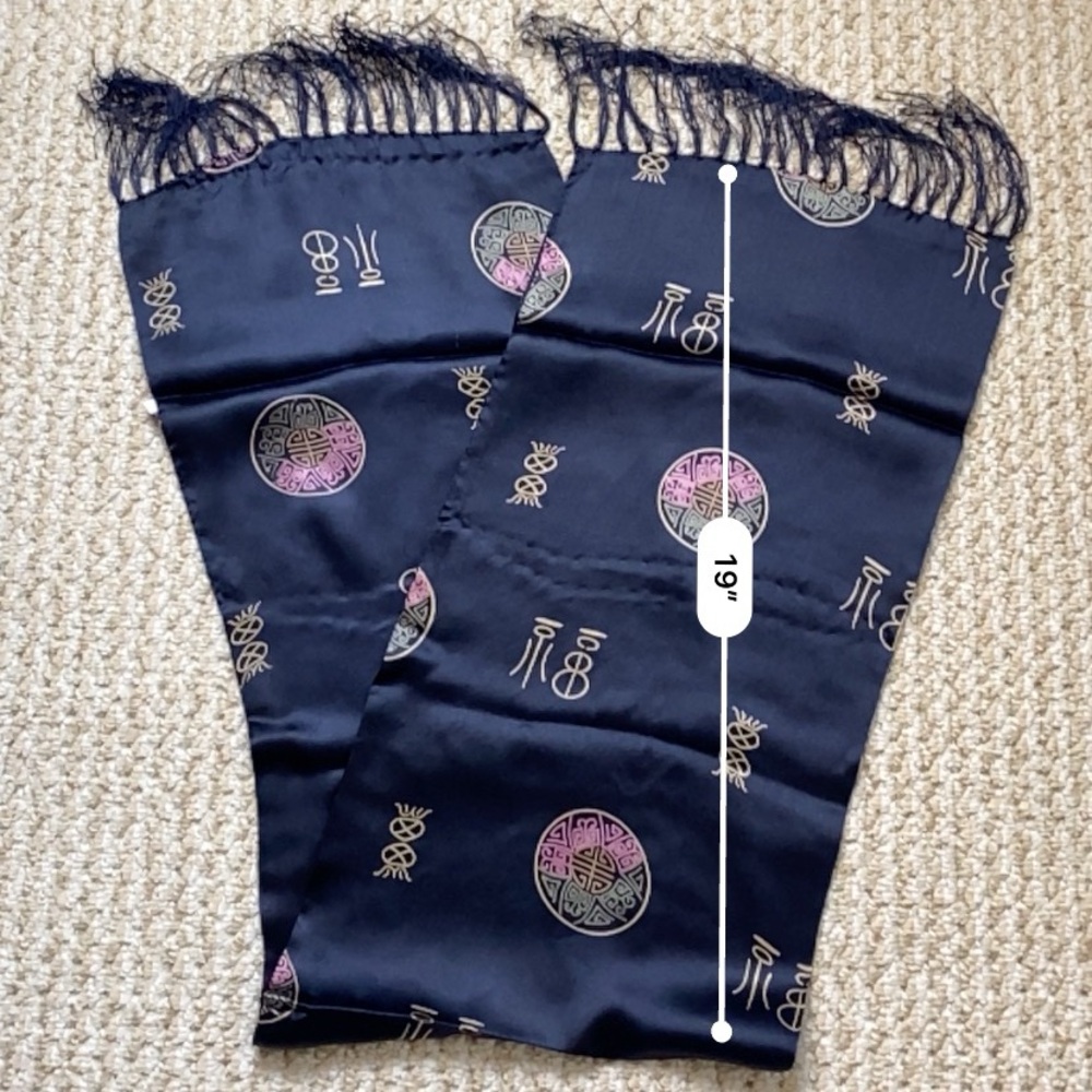NANCE WATSON | 100% Silk Scarf 10” x 38” - Picture 6 of 7
